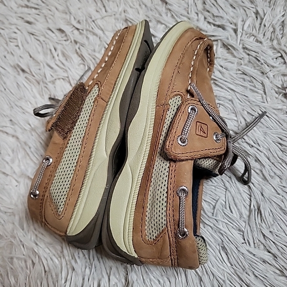 Kids Toddler Sperry Top Sider Boat Shoes Lanyard A/C Boys Shoes 11 M Classic - Picture 7 of 12